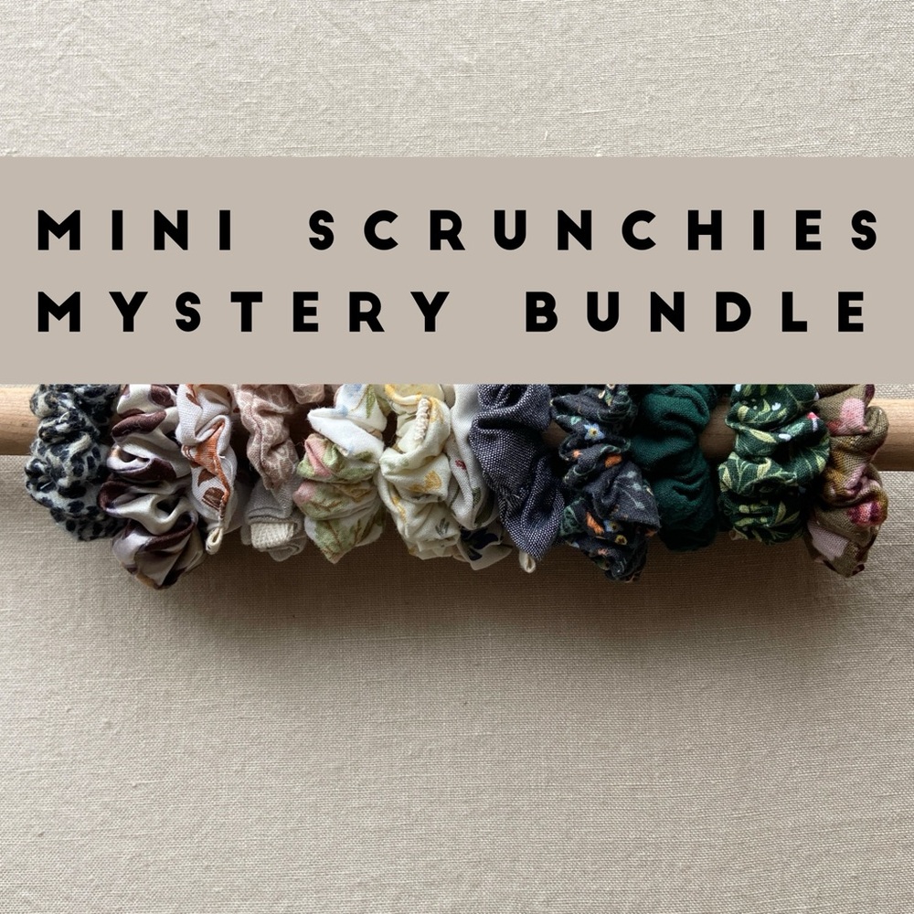 Mystery Bundle of 10 Mini Scrunchies NWT
